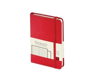 Блокнот А6 Megapolis Journal, красный
