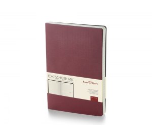 Ежедневник недатированный B5 Megapolis Flex (бордовый)