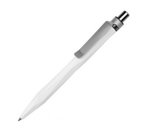 Ручка пластиковая c минералами шариковая Prodir QS20 PQS-C Stone, белый
