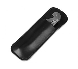 Футляр для штопора из искусственной кожи Corkscrew Case, черный