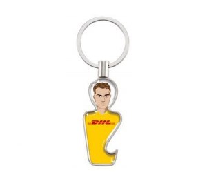 Брелок-открывалка OASIS Business Gifts, серебристый/желтый