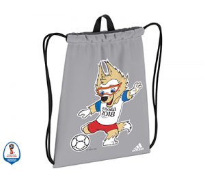 Сумка-мешок FWC Mascot. adidas, белый/черный