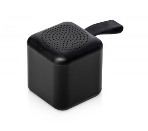 Портативная колонка TWS с подсветкой лого Tiny, 3 Вт, черный