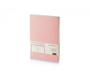 Ежедневник А5 недатированный Megapolis Flex, розовый powder