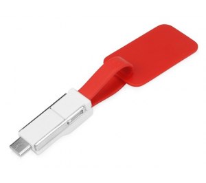 Зарядный кабель 3-в-1 Charge-it, красный