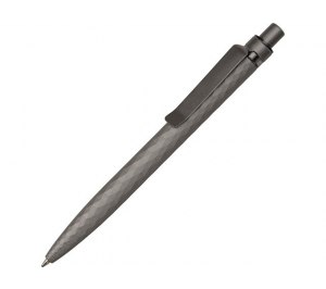Ручка пластиковая c минералами шариковая Prodir QS01 PQSS Stone, графит