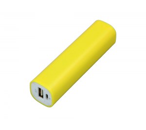 PB030 Универсальное зарядное устройство power bank  прямоугольной формы. 2200MAH. Желтый