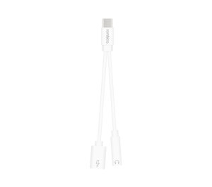 Rombica Type-C Adapter 3.5C, белый