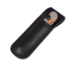 Футляр для штопора Leather Case из натуральной кожи, черный