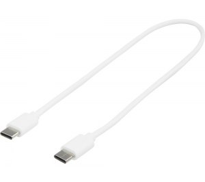 Кабель с разъемами Type-C - Type-C TPE 3A PD, белый