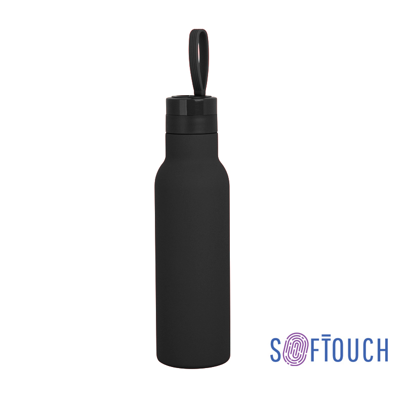 Бутылка спортивная  "Фитнес", покрытие soft touch, 0,7 л.