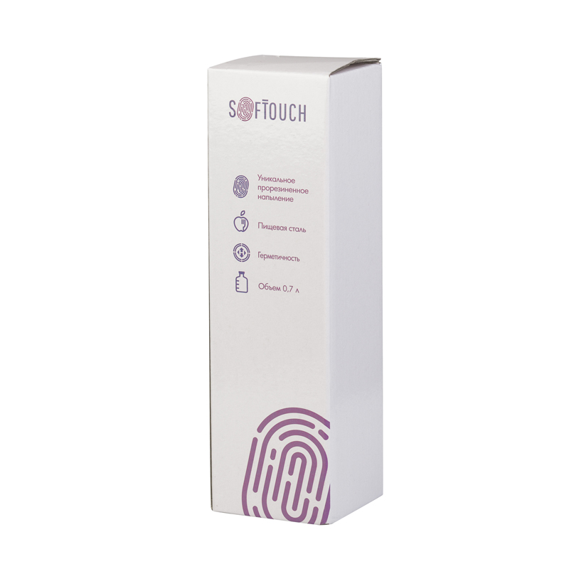 Бутылка спортивная  "Фитнес", покрытие soft touch, 0,7 л.