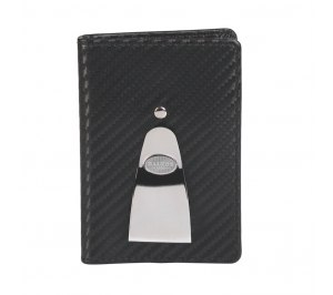 Портмоне вертикальное с зажимом для денег и RFID - защитой банковских карт
