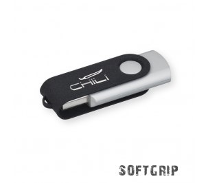 Флеш-карта "Vostok SOFTGRIP", объем памяти 16GB, покрытие softgrip