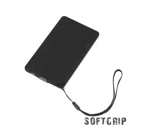 Зарядное устройство "Камень" с покрытием soft grip, 4000 mAh в подарочной коробке