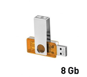 Флеш-карта TWISTA Transparent MS, 8Гб