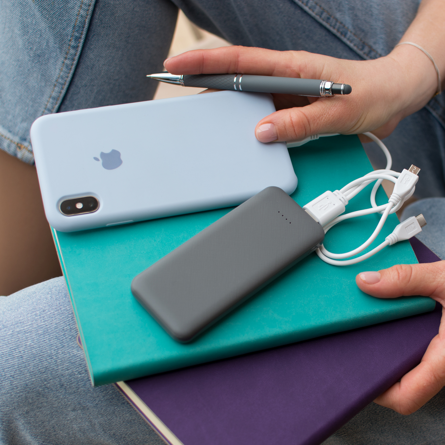 Внешний аккумулятор, Avis PB, 5000 mAh, синий