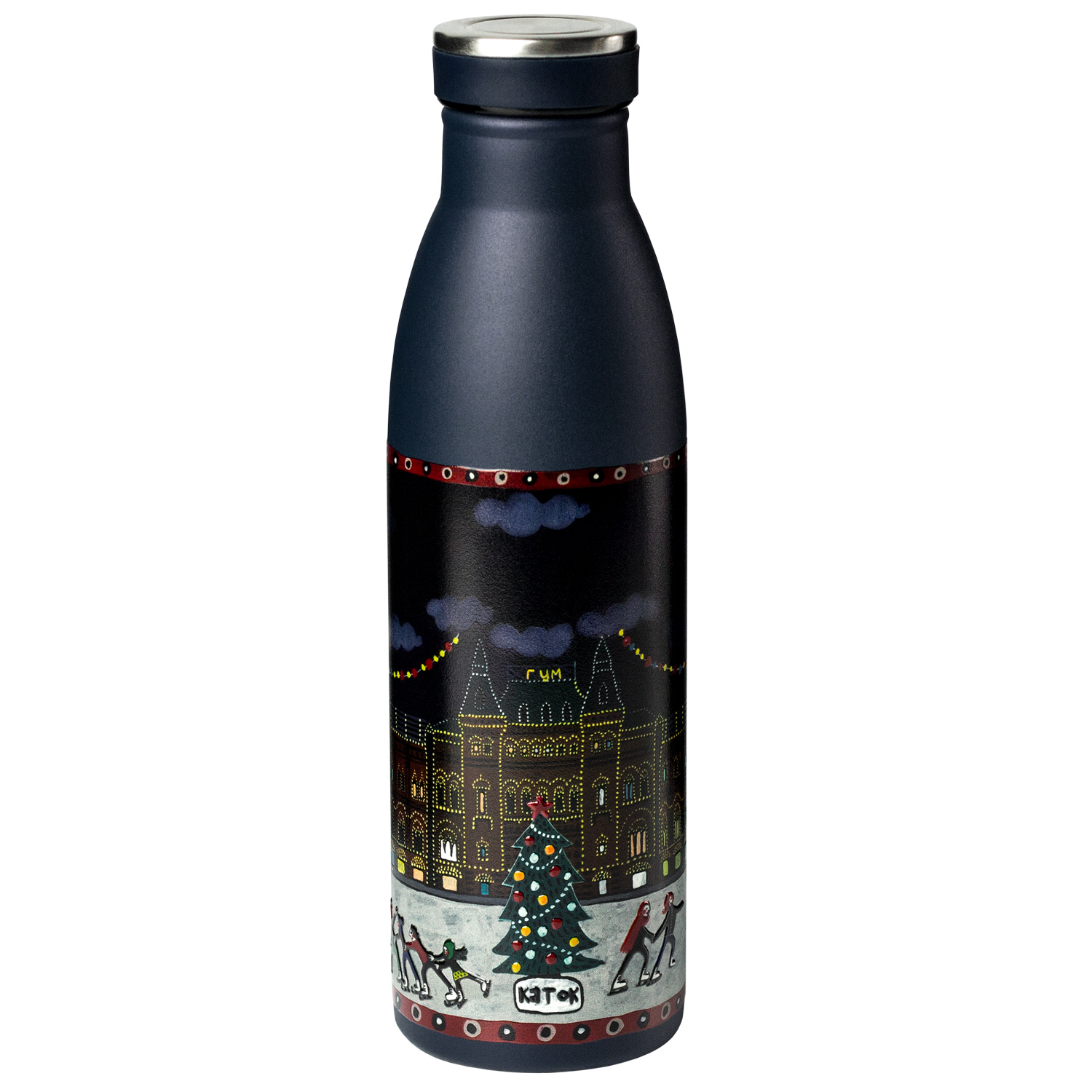 Термобутылка вакуумная герметичная, Libra, 500 ml, синяя