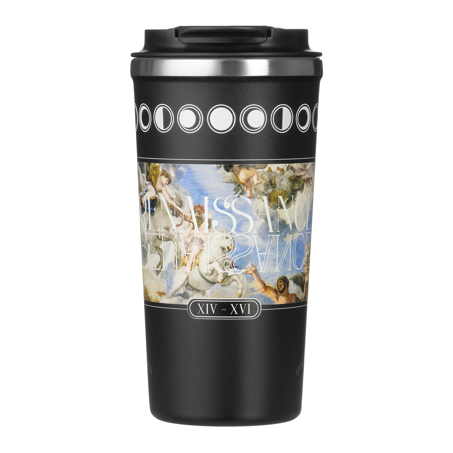 Термокружка вакуумная, Palermo, 480 ml, черная