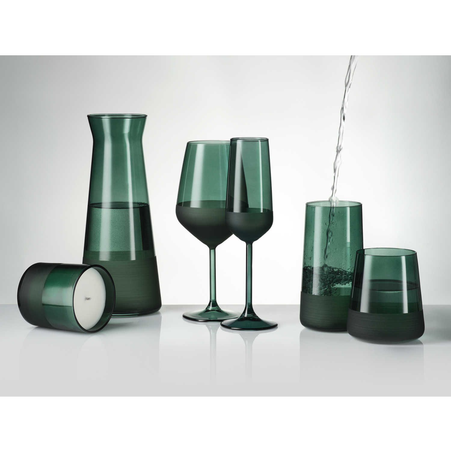 Ароматическая свеча, Emerald, зеленая
