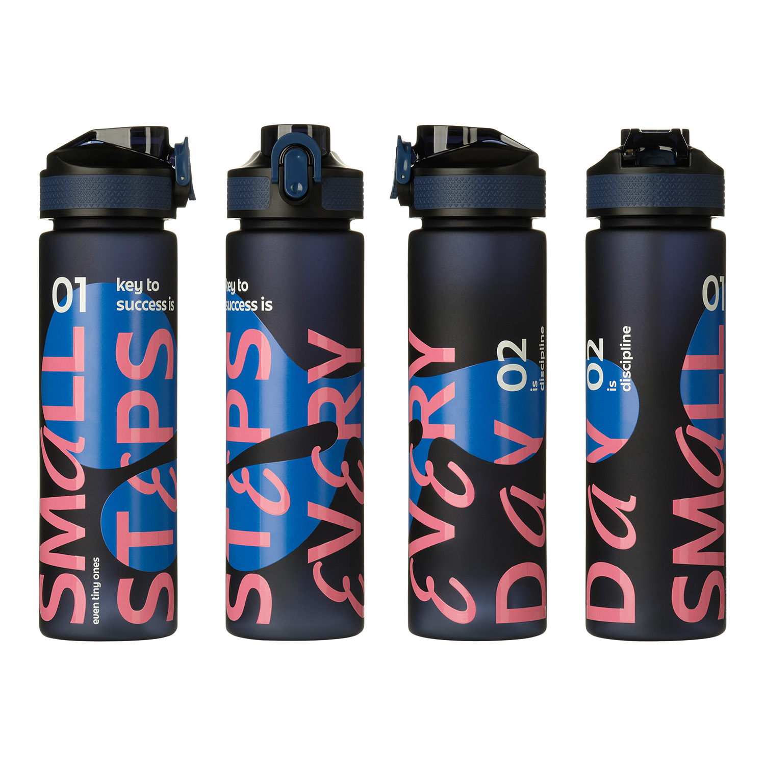 Спортивная бутылка для воды, Flip, 700 ml, синяя