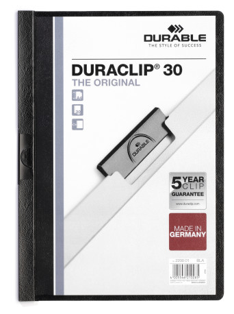  Папка с клипом DURACLIP ORIGINAL 30 черная