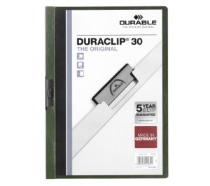  Папка с клипом DURACLIP ORIGINAL 30 зеленая