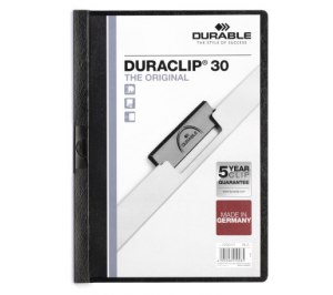  Папка с клипом DURACLIP ORIGINAL 30 черная