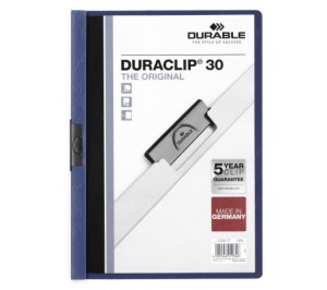  Папка с клипом DURACLIP ORIGINAL 30 синяя