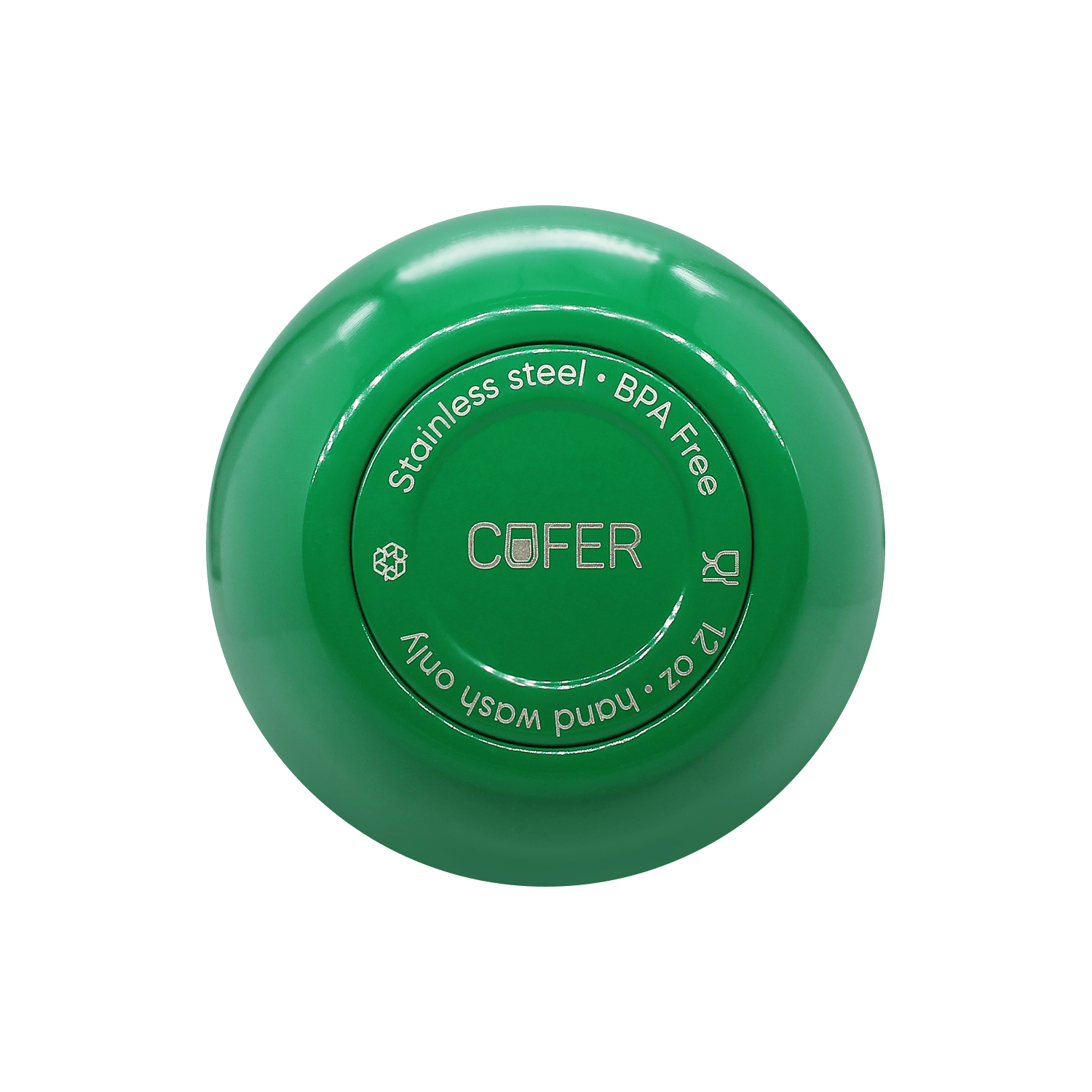 Кофер CO12, цвет зеленый, 12 oz