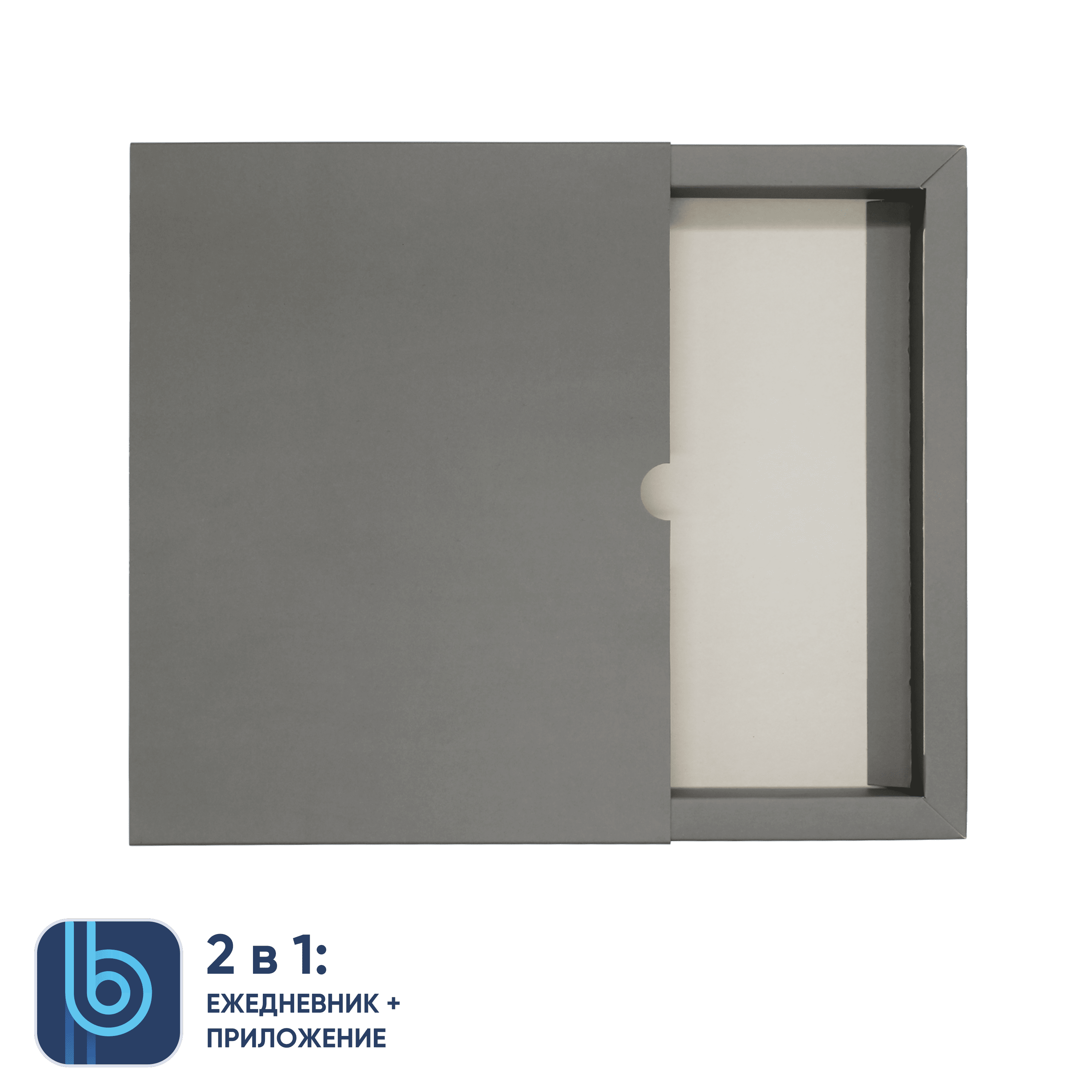 Ежедневник Bplanner.01 grey (серый)