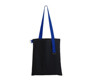 Шоппер Superbag black (чёрный с синим)