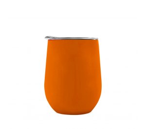 Кофер софт-тач CO12s, цвет оранжевый, 12 oz