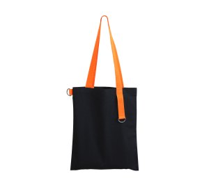 Шопер Superbag black (чёрный с оранжевым)