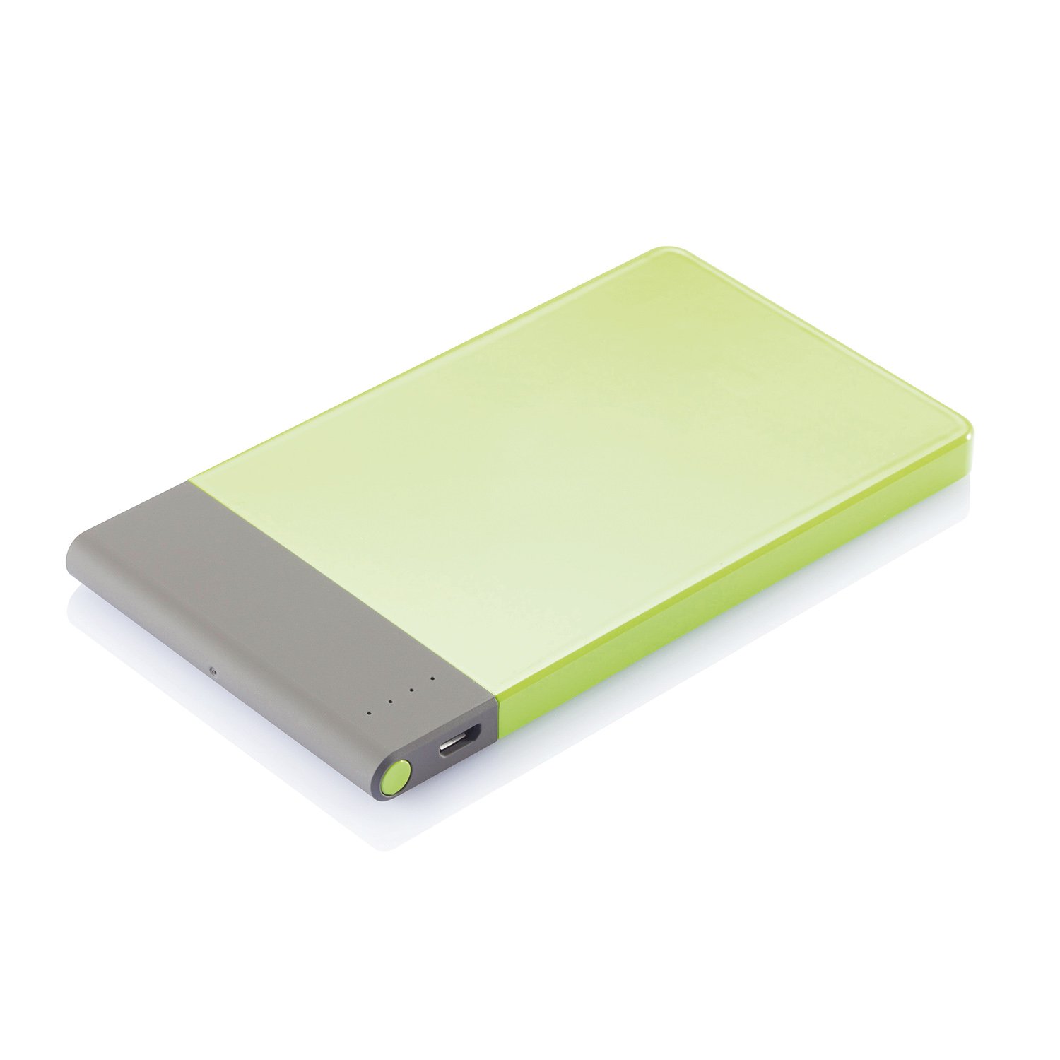 Тонкое зарядное устройство, 4600 mAh, зеленый, серый