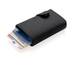 Алюминиевый картхолдер Standard с PU кошельком и защитой RFID