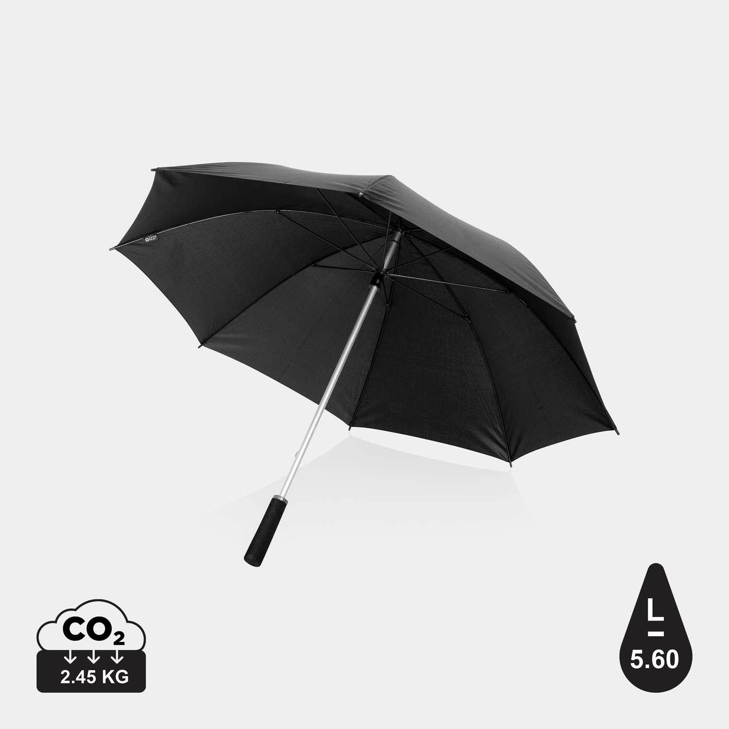 Ультралегкий зонт-трость Swiss Peak из rPET Aware™, 25"
